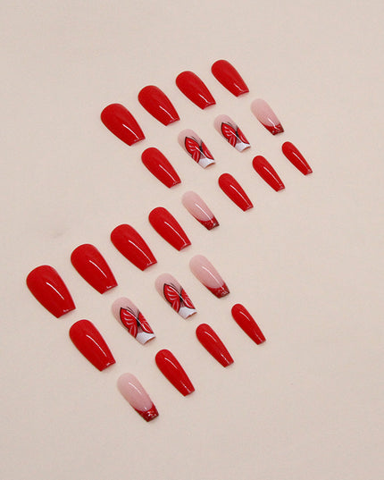 Elegant Minimalist Press-On Nail Set (24pcs) (DESIGN 7352)