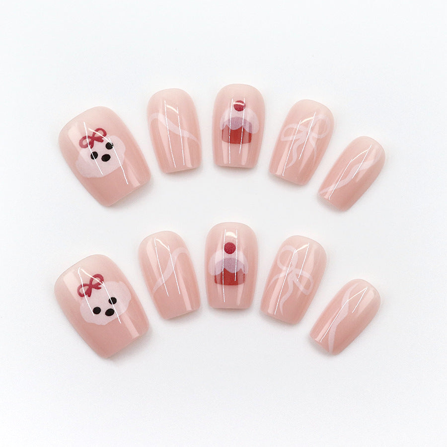 Elegant Minimalist Press-On Nail Set (24pcs) (DESIGN 7532)