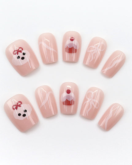 Elegant Minimalist Press-On Nail Set (24pcs) (DESIGN 7532)