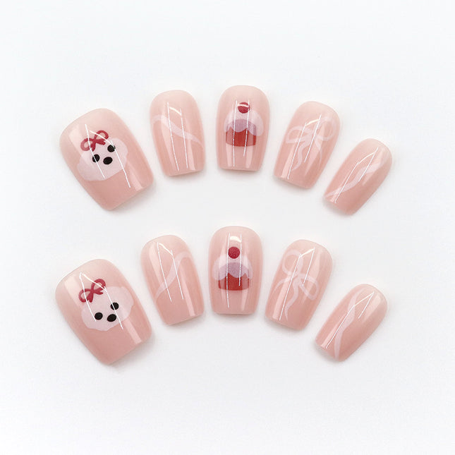 Elegant Minimalist Press-On Nail Set (24pcs) (DESIGN 7532)