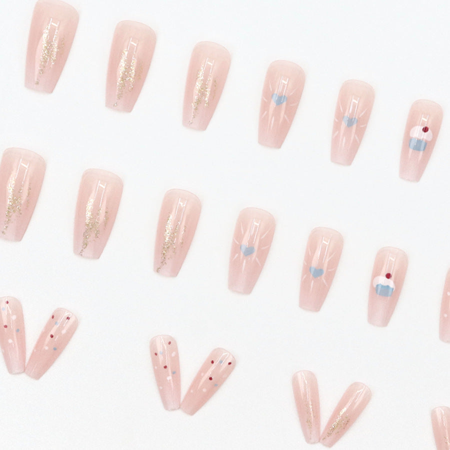 Elegant Minimalist Press-On Nail Set (24pcs) (DESIGN 7562)