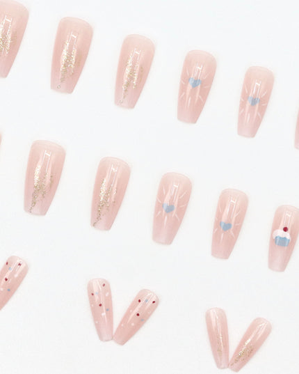 Elegant Minimalist Press-On Nail Set (24pcs) (DESIGN 7562)