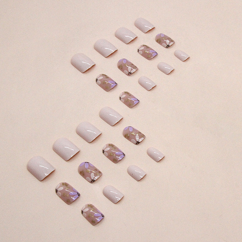 Elegant Minimalist Press-On Nail Set (24pcs) (DESIGN 7483)