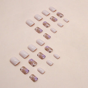 Elegant Minimalist Press-On Nail Set (24pcs) (DESIGN 7483)