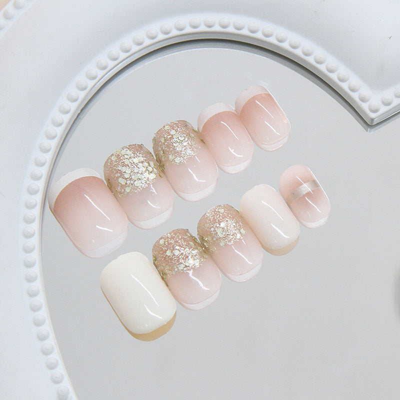 Elegant Minimalist Press-On Nail Set (24pcs) (DESIGN 7360)