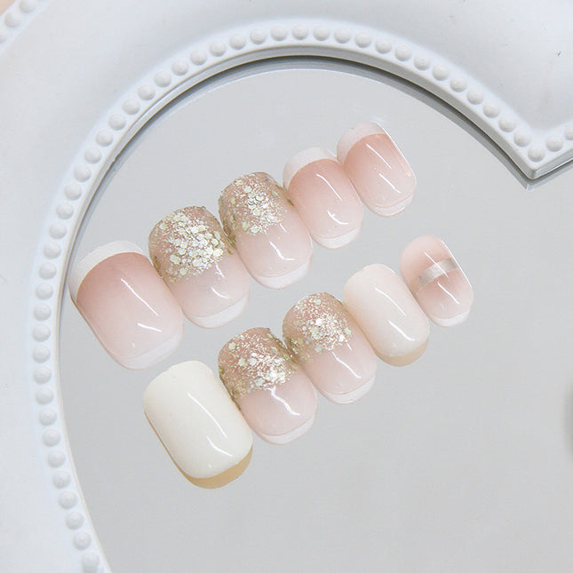 Elegant Minimalist Press-On Nail Set (24pcs) (DESIGN 7360)