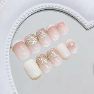 Elegant Minimalist Press-On Nail Set (24pcs) (DESIGN 7360)