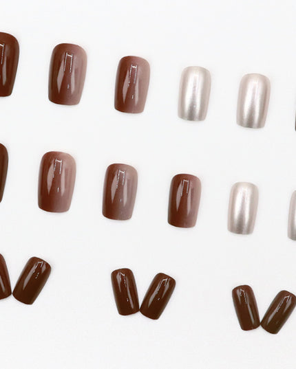 Elegant Minimalist Press-On Nail Set (24pcs) (DESIGN 7640)