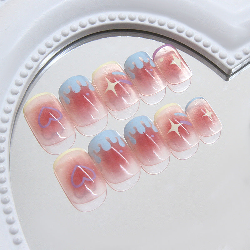 Elegant Minimalist Press-On Nail Set (24pcs) (DESIGN 7445)