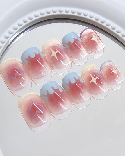Elegant Minimalist Press-On Nail Set (24pcs) (DESIGN 7445)