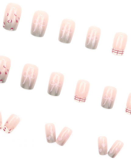 Elegant Minimalist Press-On Nail Set (24pcs) (DESIGN 7557)
