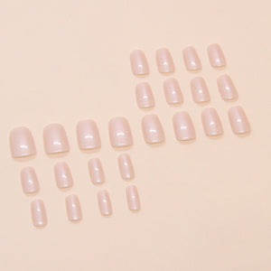 Elegant Minimalist Press-On Nail Set (24pcs) (DESIGN 7426)