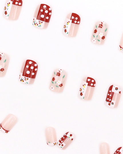 Elegant Minimalist Press-On Nail Set (24pcs) (DESIGN 7621)