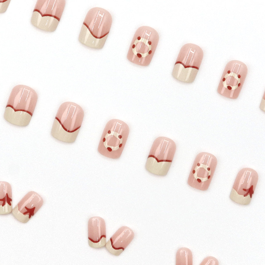 Elegant Minimalist Press-On Nail Set (24pcs) (DESIGN 7655)