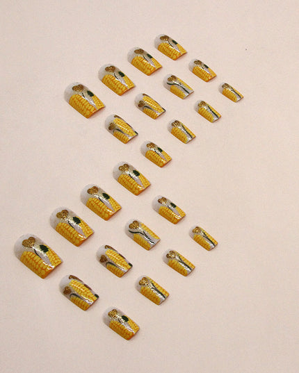 Elegant Minimalist Press-On Nail Set (24pcs) (DESIGN 7353)