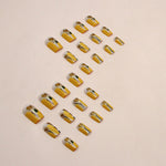 Elegant Minimalist Press-On Nail Set (24pcs) (DESIGN 7353)