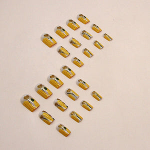 Elegant Minimalist Press-On Nail Set (24pcs) (DESIGN 7353)