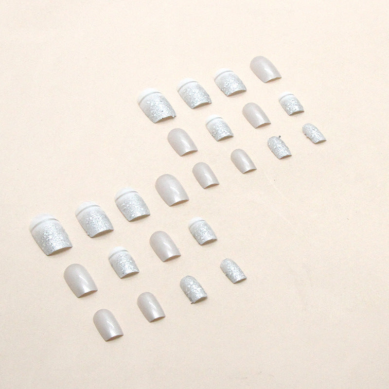 Elegant Minimalist Press-On Nail Set (24pcs) (DESIGN 7476)