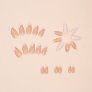 Elegant Minimalist Press-On Nail Set (24pcs) (DESIGN 7391)