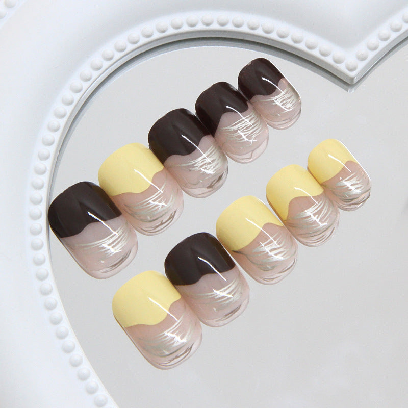 Elegant Minimalist Press-On Nail Set (24pcs) (DESIGN 7449)