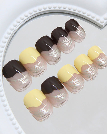 Elegant Minimalist Press-On Nail Set (24pcs) (DESIGN 7449)