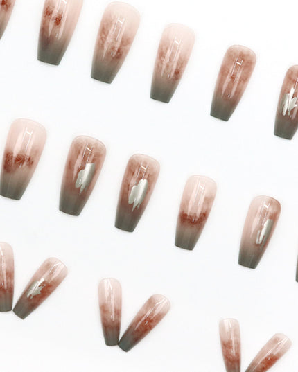 Elegant Minimalist Press-On Nail Set (24pcs) (DESIGN 7502)