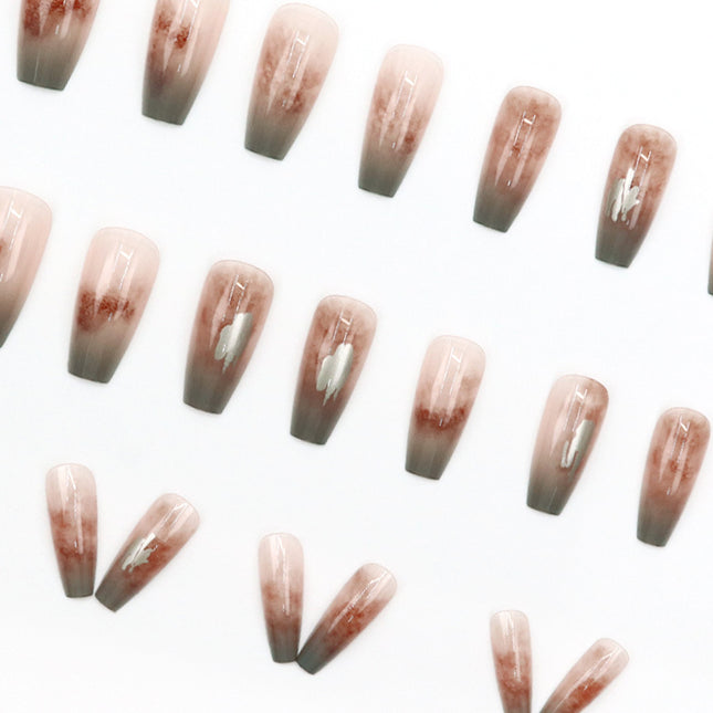 Elegant Minimalist Press-On Nail Set (24pcs) (DESIGN 7502)