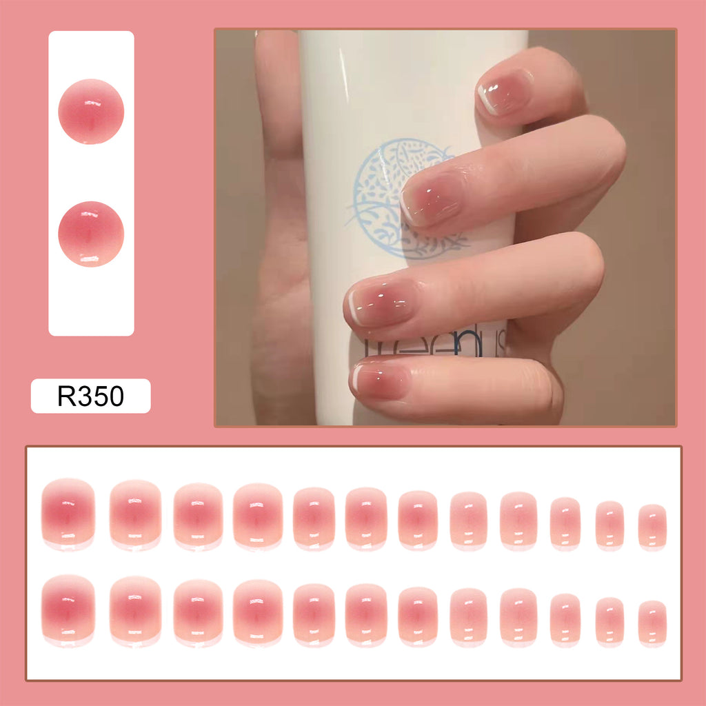 Elegant Minimalist Press-On Nail Set (24pcs) (DESIGN 7410)
