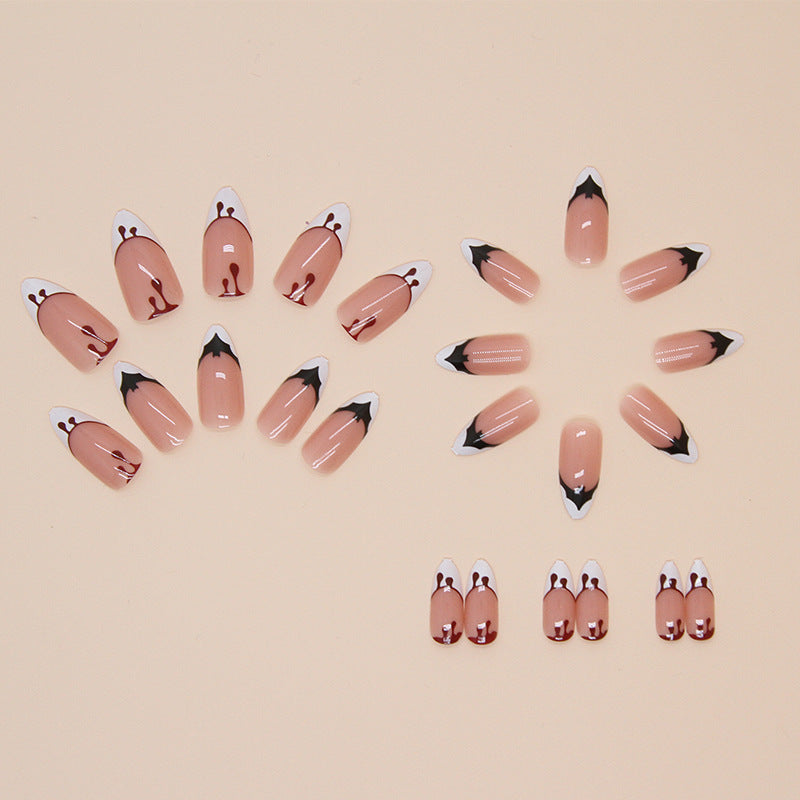 Elegant Minimalist Press-On Nail Set (24pcs) (DESIGN 7435)