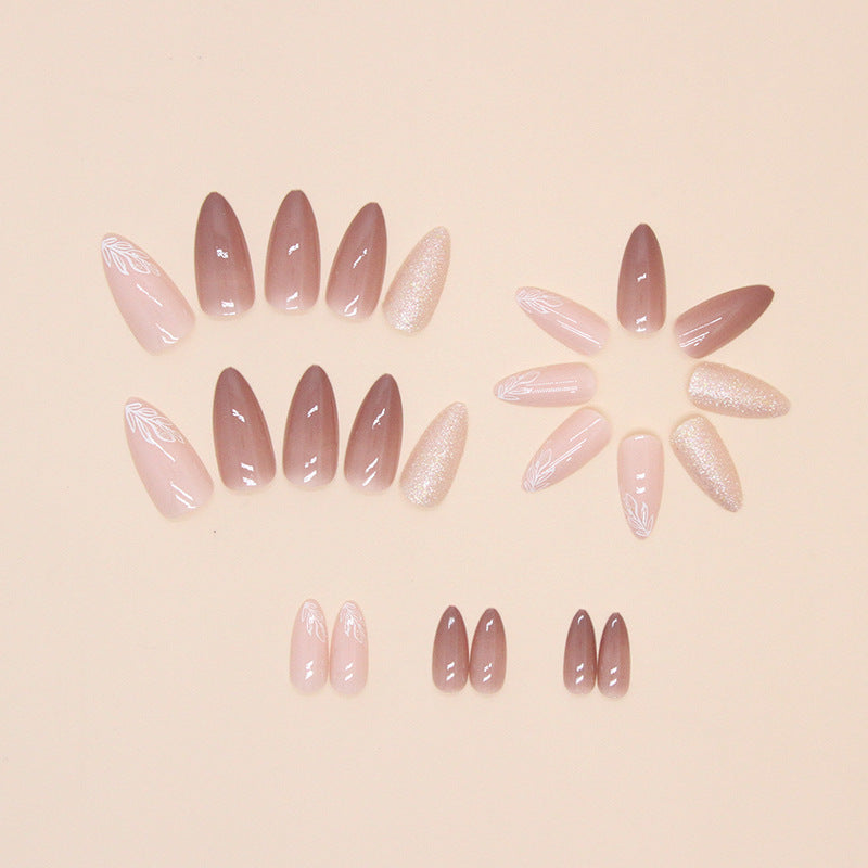 Elegant Minimalist Press-On Nail Set (24pcs) (DESIGN 7478)