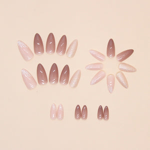 Elegant Minimalist Press-On Nail Set (24pcs) (DESIGN 7478)