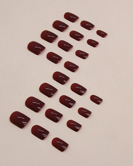 Elegant Minimalist Press-On Nail Set (24pcs) (DESIGN 7424)