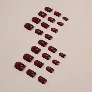 Elegant Minimalist Press-On Nail Set (24pcs) (DESIGN 7424)