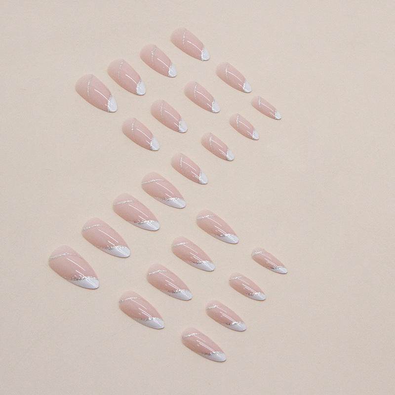 Elegant Minimalist Press-On Nail Set (24pcs) (DESIGN 7387)