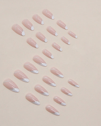 Elegant Minimalist Press-On Nail Set (24pcs) (DESIGN 7387)