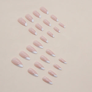 Elegant Minimalist Press-On Nail Set (24pcs) (DESIGN 7387)