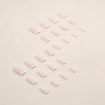 Elegant Minimalist Press-On Nail Set (24pcs) (DESIGN 7345)