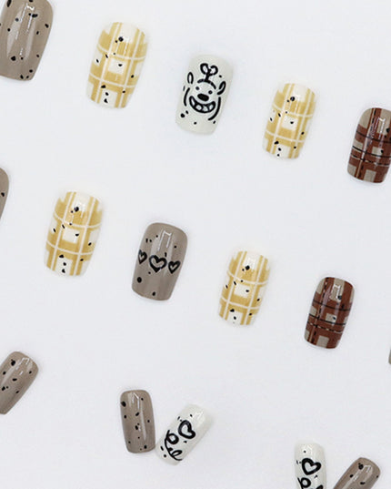 Elegant Minimalist Press-On Nail Set (24pcs) (DESIGN 7638)