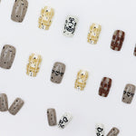 Elegant Minimalist Press-On Nail Set (24pcs) (DESIGN 7638)