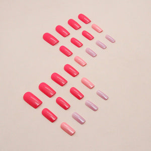 Elegant Minimalist Press-On Nail Set (24pcs) (DESIGN 7437)