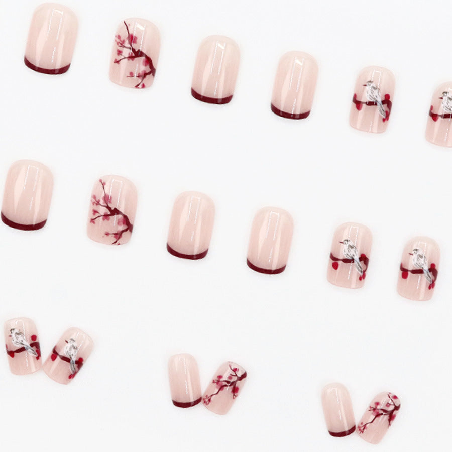 Elegant Minimalist Press-On Nail Set (24pcs) (DESIGN 7597)