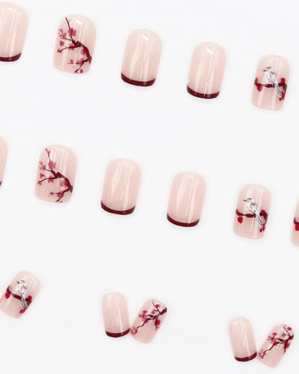 Elegant Minimalist Press-On Nail Set (24pcs) (DESIGN 7597)
