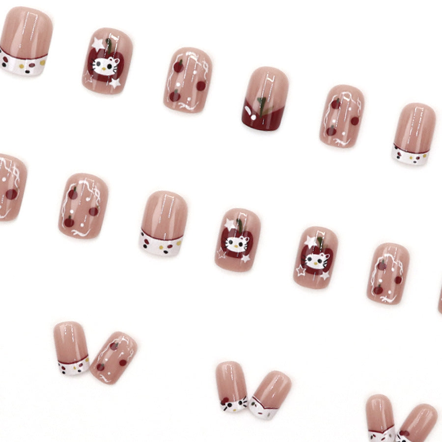 Elegant Minimalist Press-On Nail Set (24pcs) (DESIGN 7538)