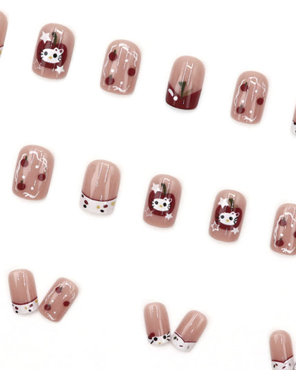 Elegant Minimalist Press-On Nail Set (24pcs) (DESIGN 7538)