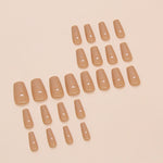 Elegant Minimalist Press-On Nail Set (24pcs) (DESIGN 7381)