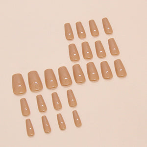 Elegant Minimalist Press-On Nail Set (24pcs) (DESIGN 7381)