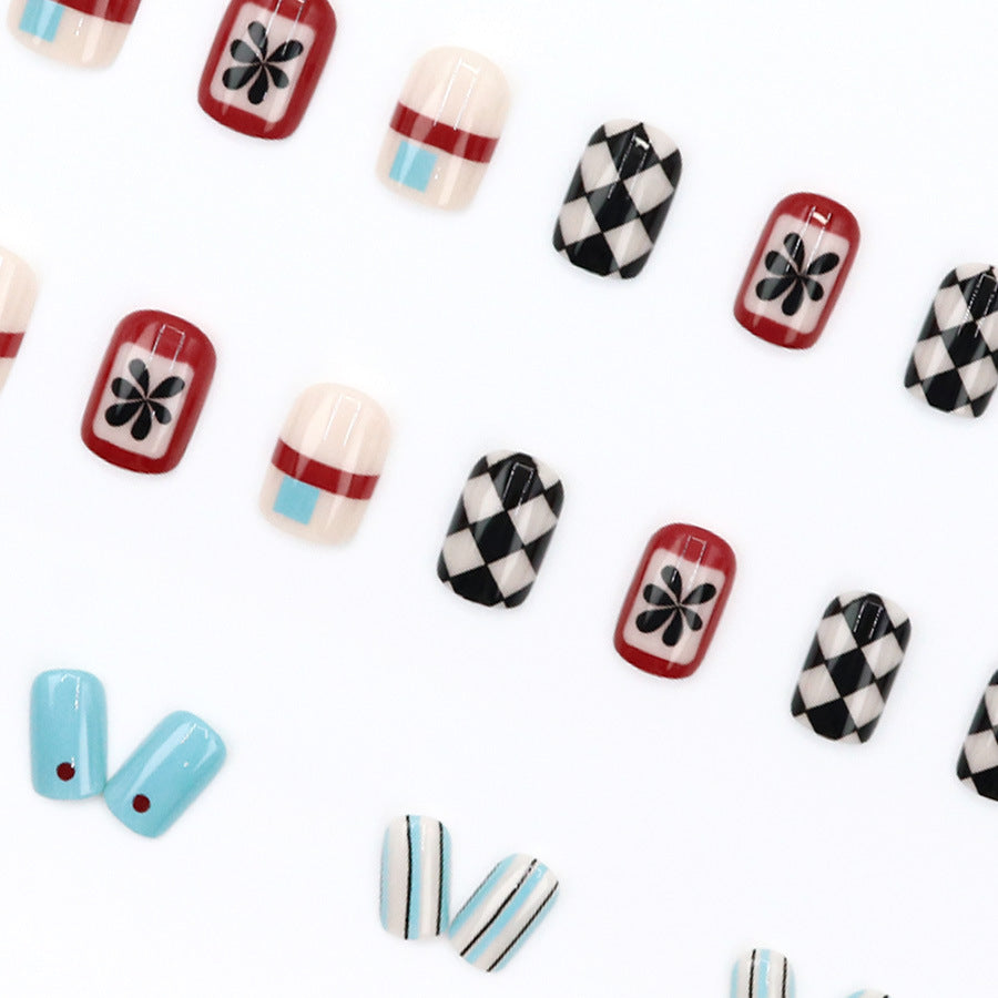 Elegant Minimalist Press-On Nail Set (24pcs) (DESIGN 7600)