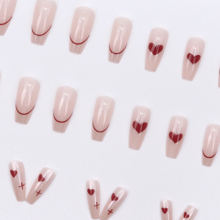 Elegant Minimalist Press-On Nail Set (24pcs) (DESIGN 7535)