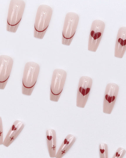 Elegant Minimalist Press-On Nail Set (24pcs) (DESIGN 7535)