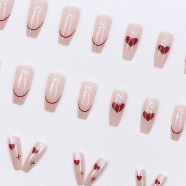 Elegant Minimalist Press-On Nail Set (24pcs) (DESIGN 7535)